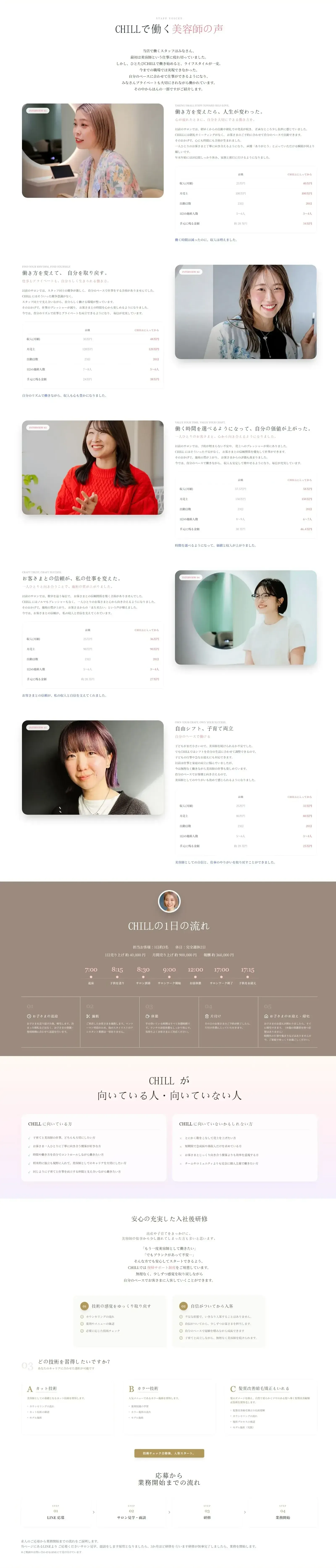 chill | Shared Salon LP for Hiring Mom Hairstylists screenshot 3